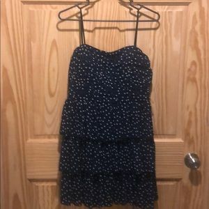 Adorable navy ruffle dress
